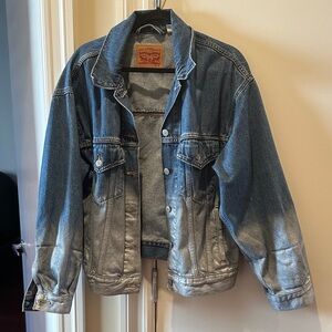 Levi's Blue and Gray Denim Jacket